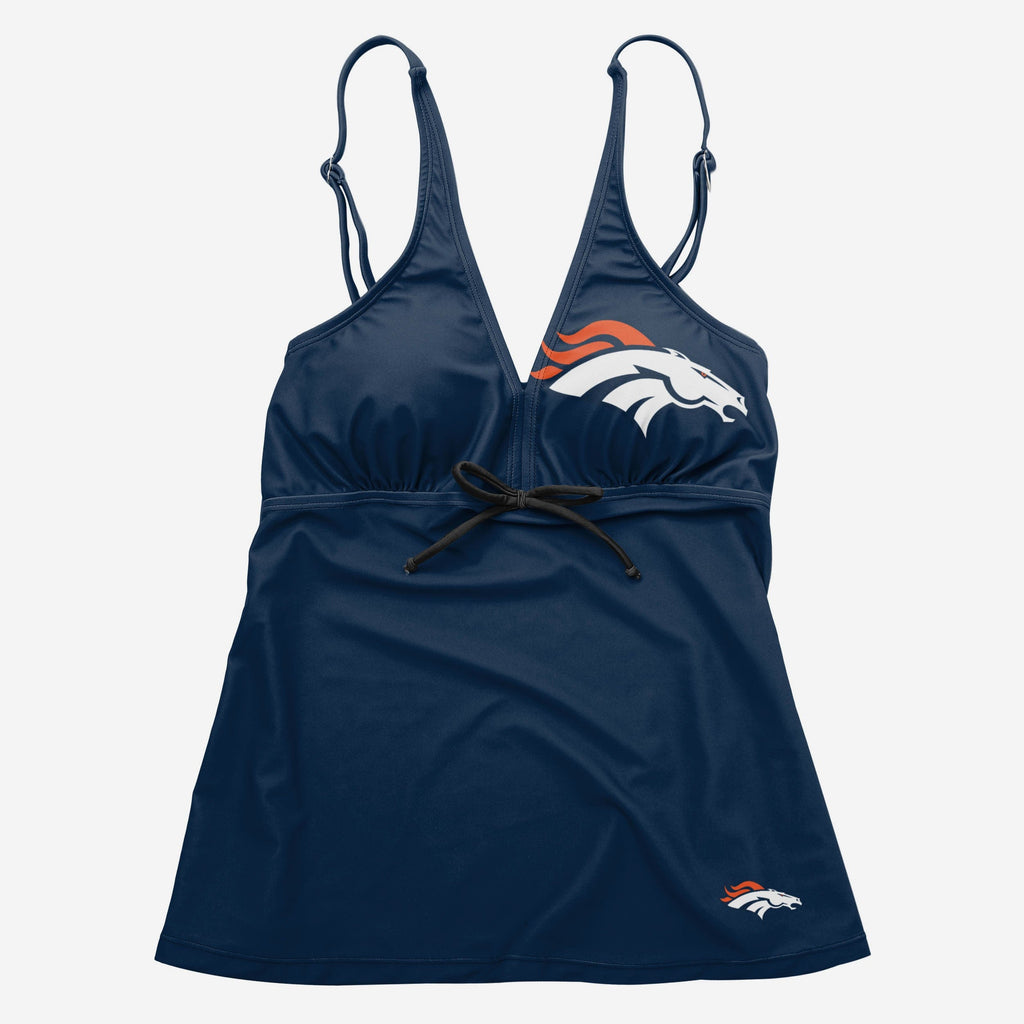 FOCO Denver Broncos Summertime Solid Tankini Blue L 3