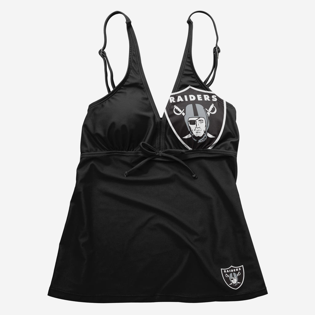 FOCO Las Vegas Raiders Summertime Solid Tankini XL 3