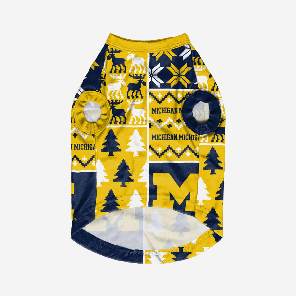 FOCO Michigan Wolverines Busy Block Pull pour Chien - M 4