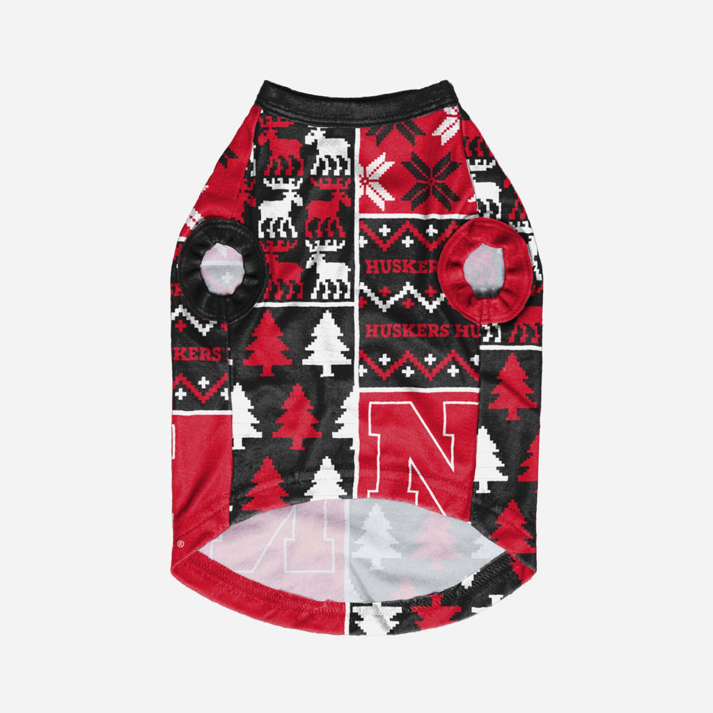 FOCO Nebraska Cornhuskers Busy Block Hunde-Pullover - M 4