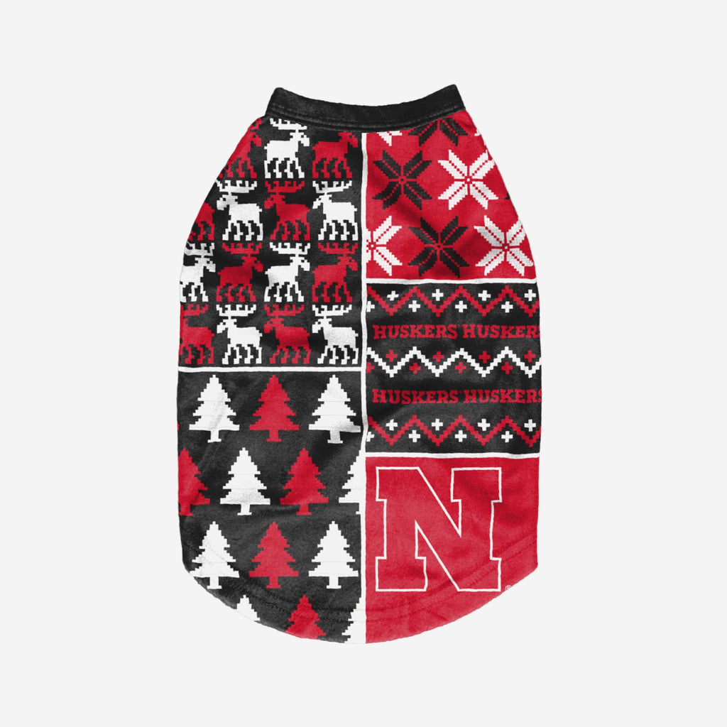 FOCO Nebraska Cornhuskers Busy Block Hunde-Pullover - M 3