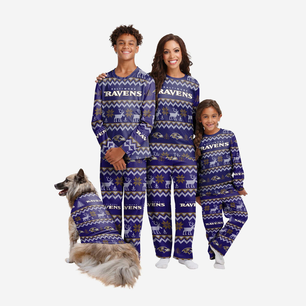 FOCO Baltimore Ravens Dog Holiday Sweater L 4