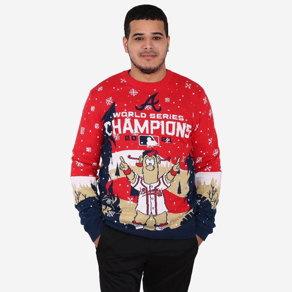Houston Astros Christmas Ugly Sweater World Series Champion