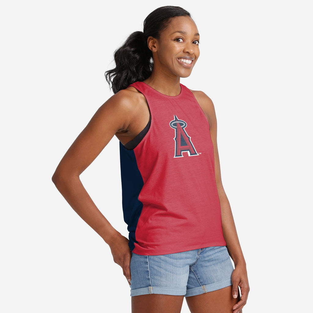 FOCO Tie-Breaker Sleeveless Top Red L 3