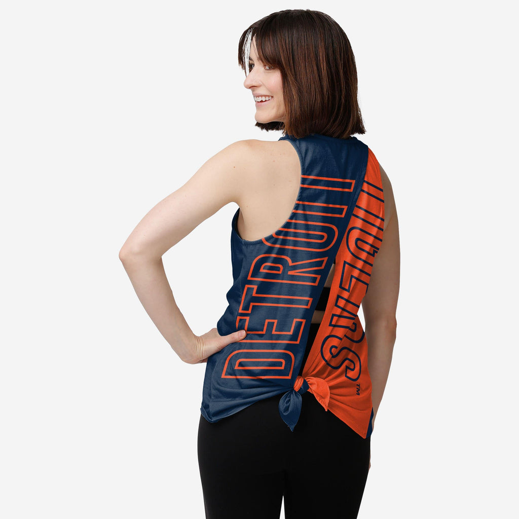FOCO Detroit Tigers Tie-Breaker Sleeveless Top S 2