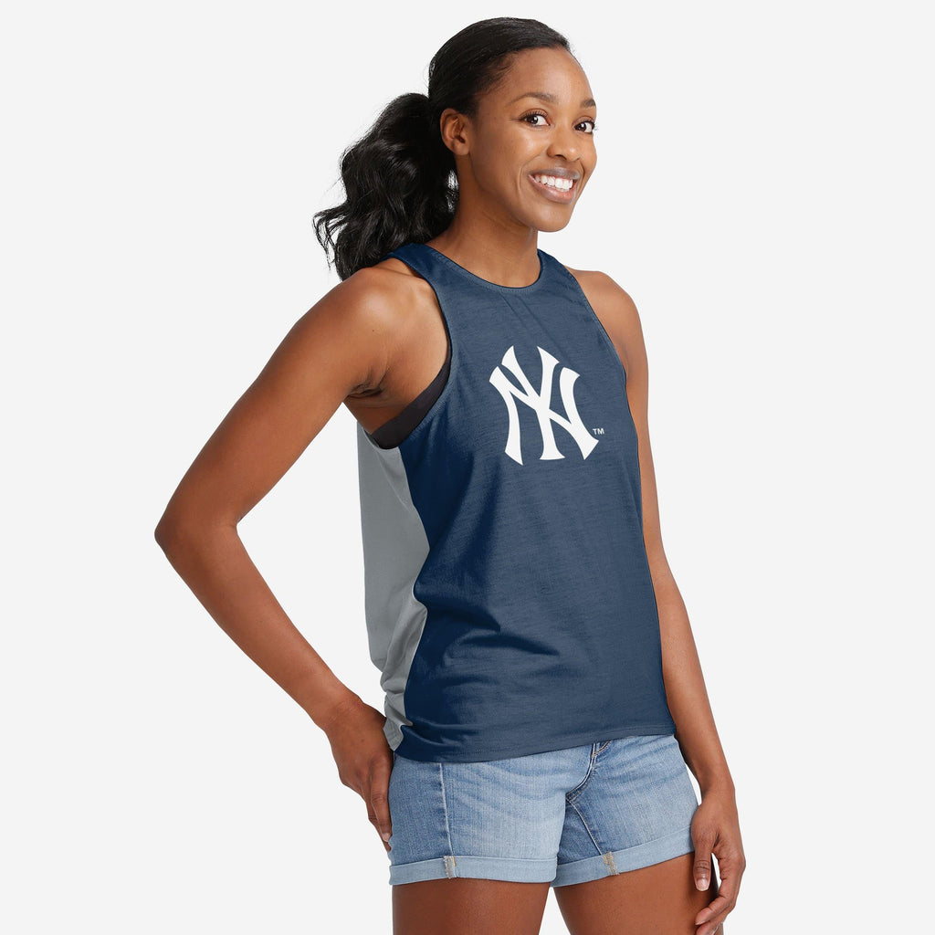 FOCO Tie-Breaker Sleeveless Top Navy XL 3