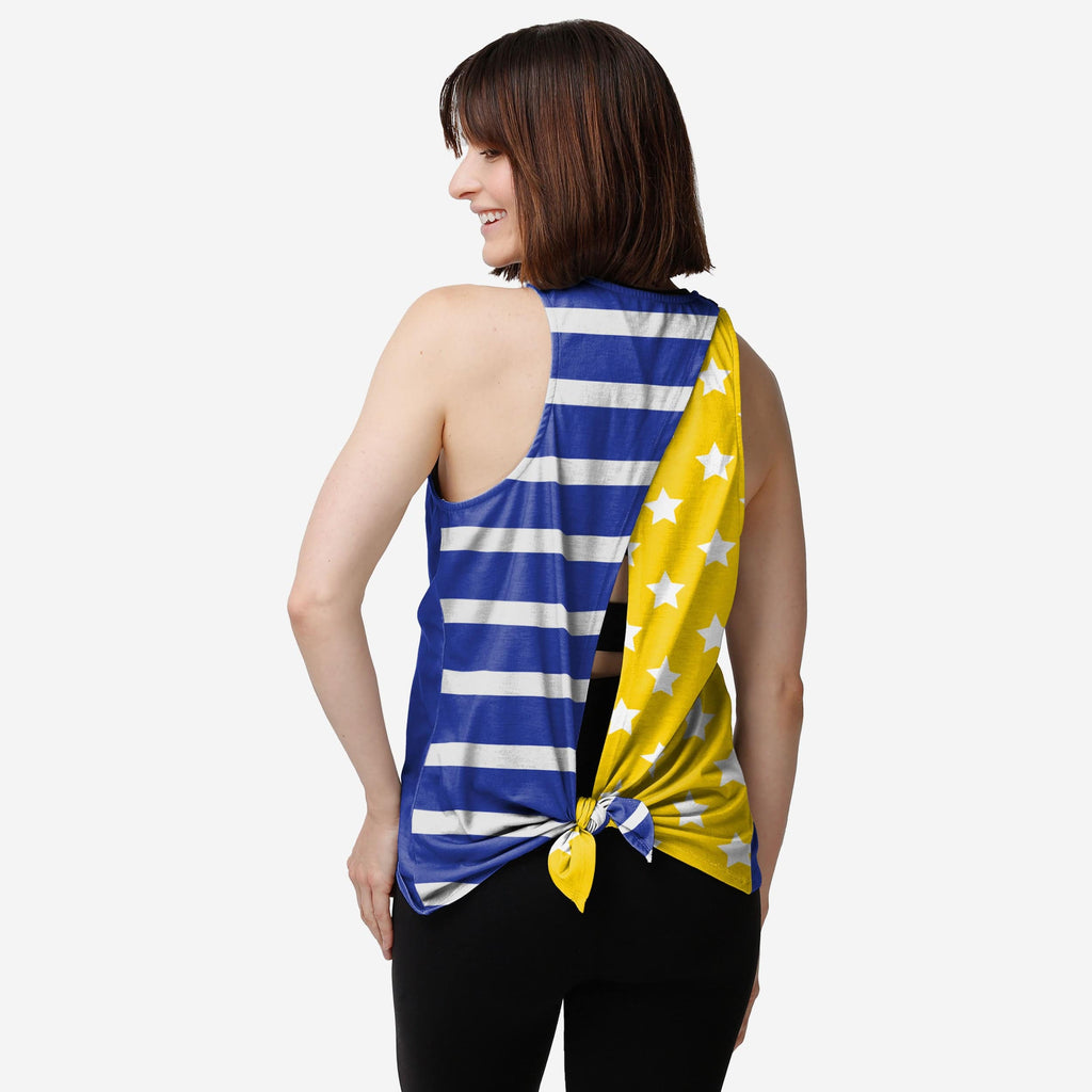 FOCO Los Angeles Rams Tie-Breaker Sleeveless Top Red/M 2