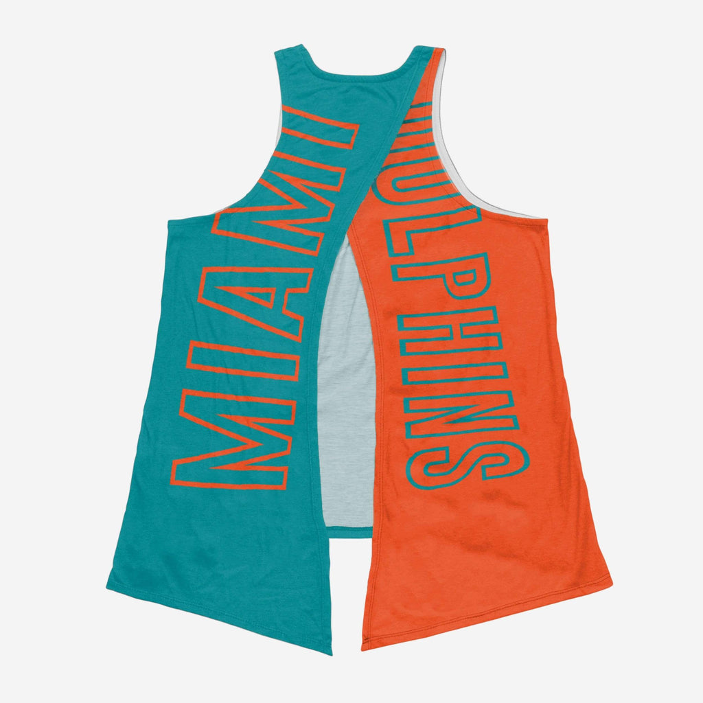 FOCO Miami Dolphins Damen Tie-Breaker ärmelloses Top - XL 4