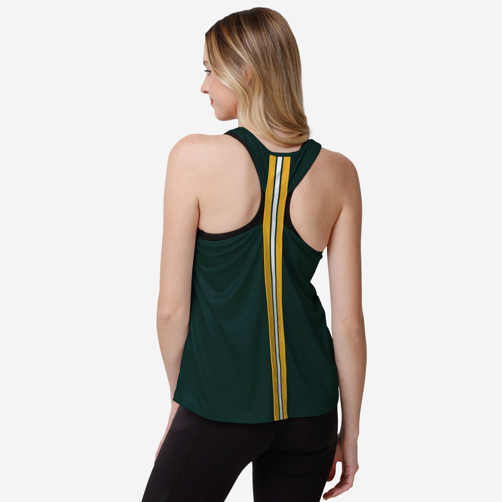 FOCO Green Bay Packers Wordmark Sleeveless Top Green M 3