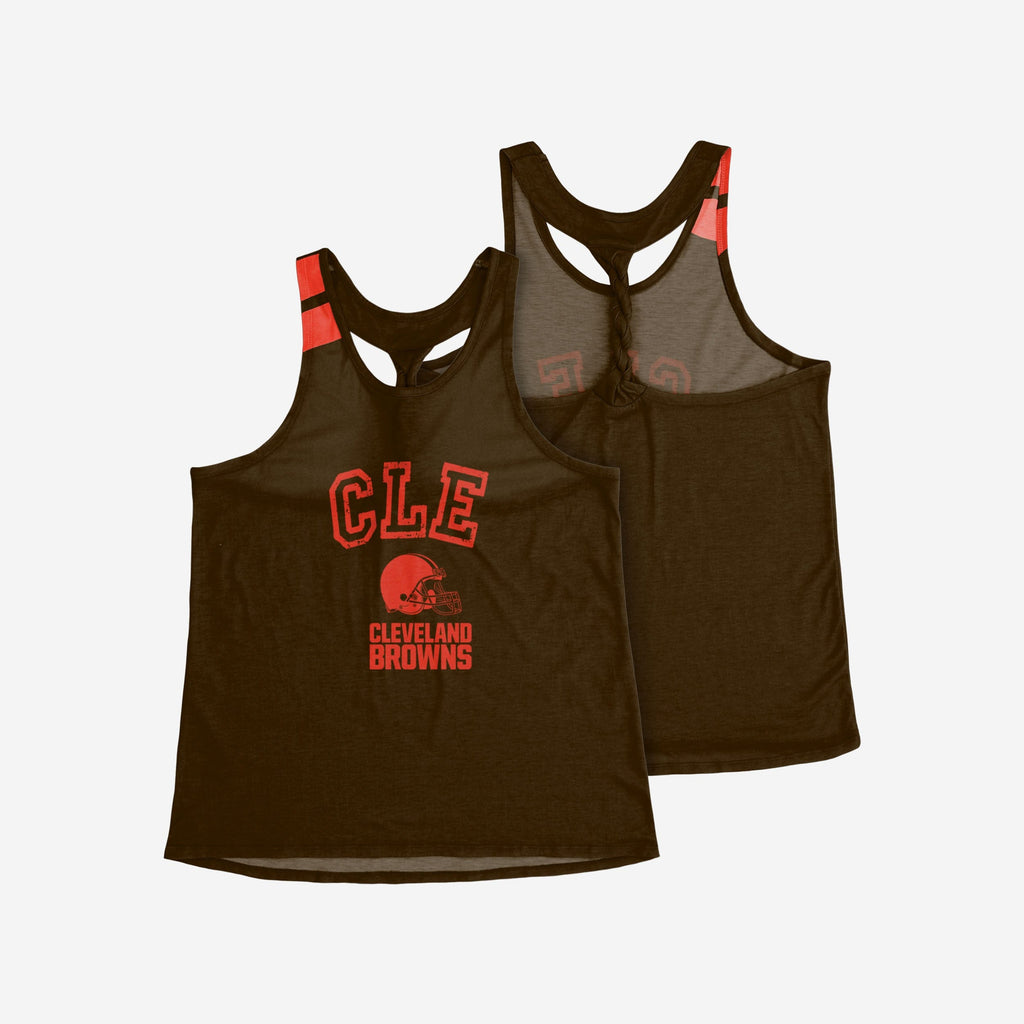 FOCO Cleveland Browns Team Twist Top sans manches 4