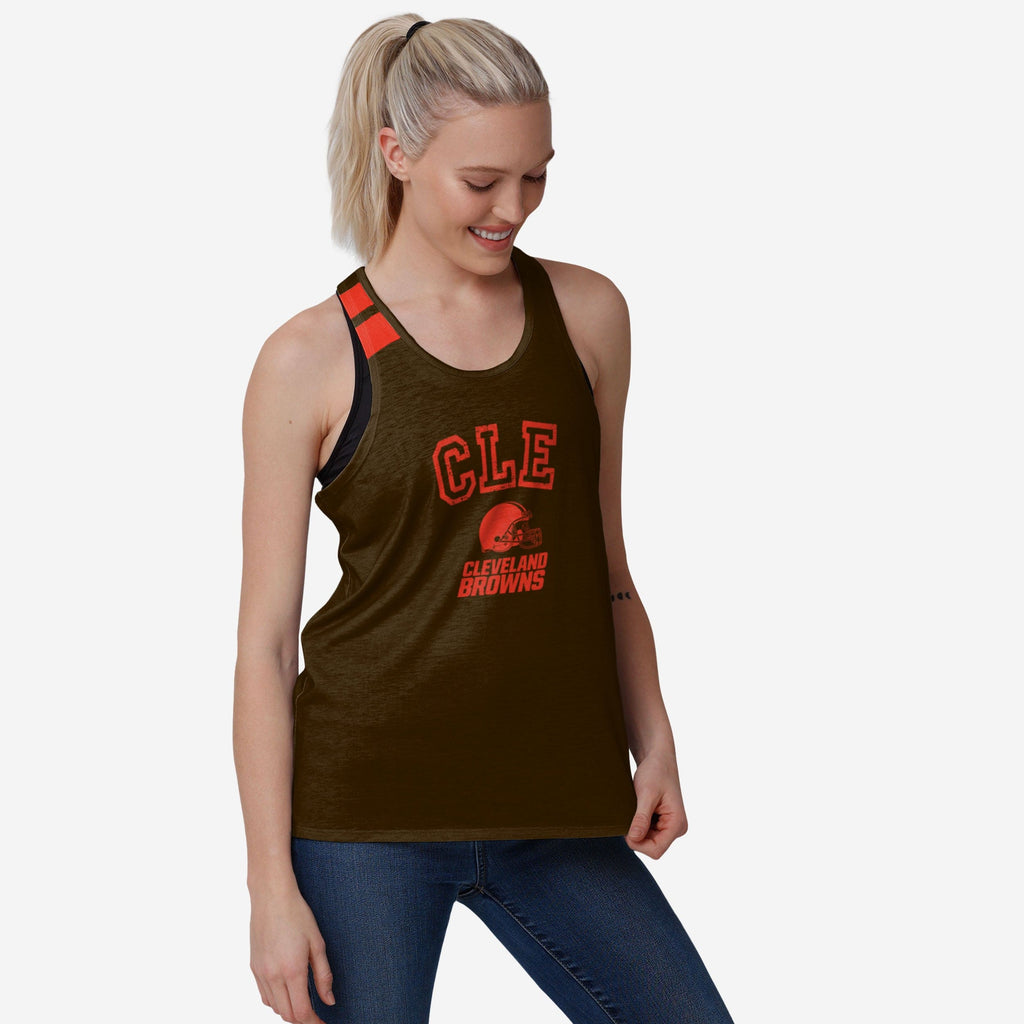 FOCO Cleveland Browns Team Twist Top sans manches 2