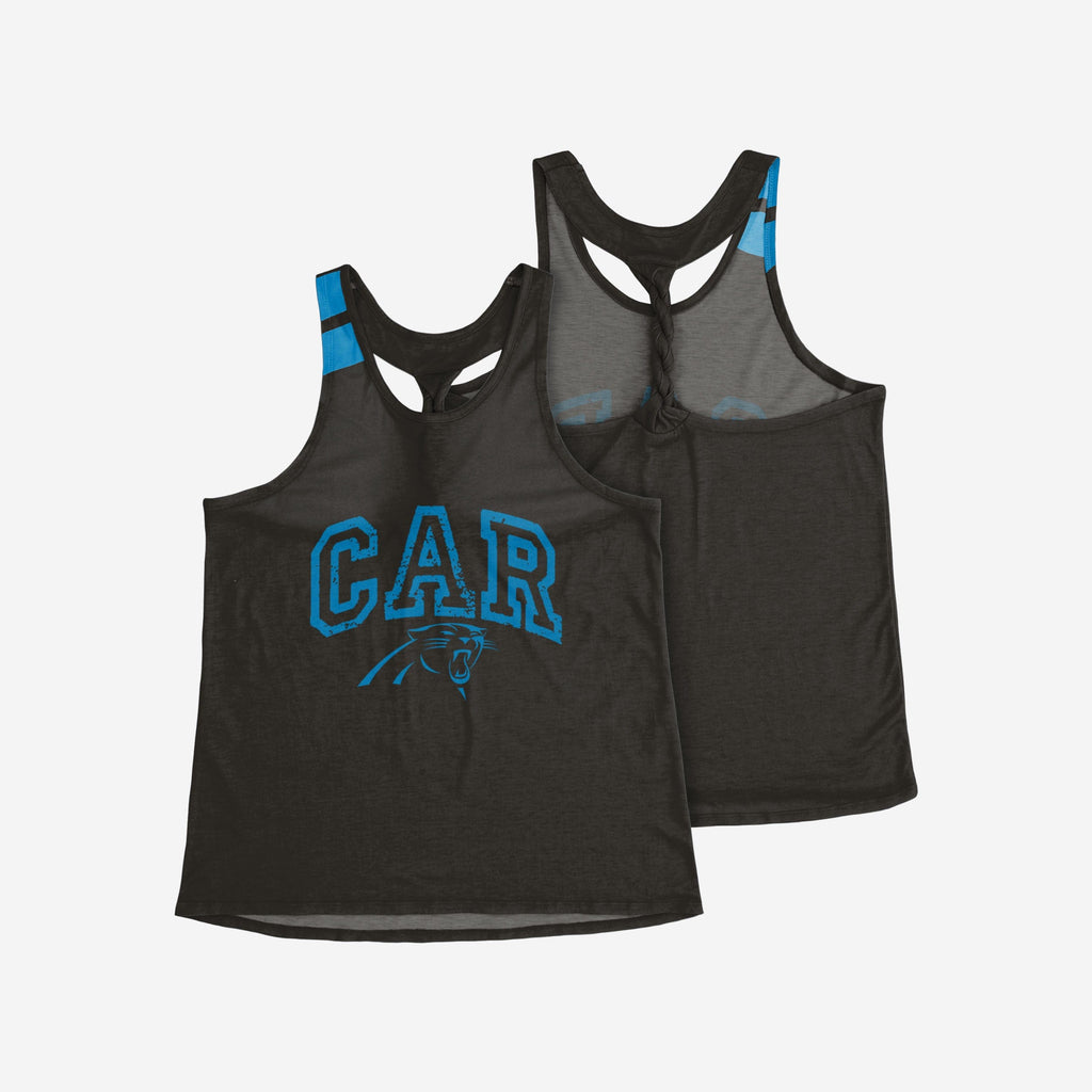 FOCO Carolina Panthers Team Twist Sleeveless Top S 4