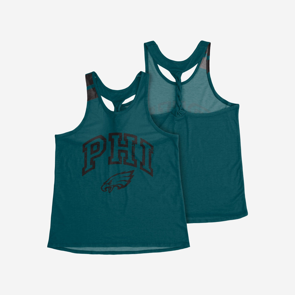 Philadelphia Eagles Womens Team Twist Sleeveless Top FOCO