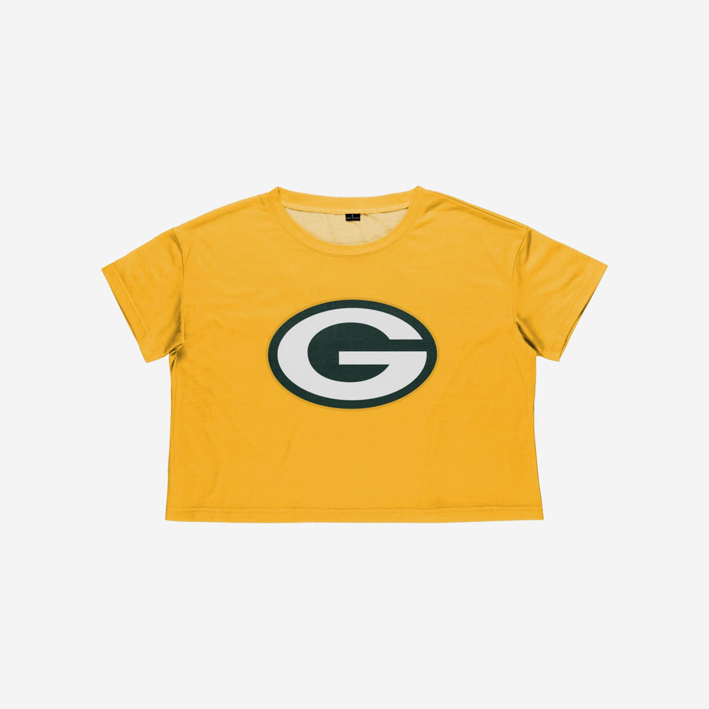 FOCO Green Bay Packers Alternate Crop Top Green L 4