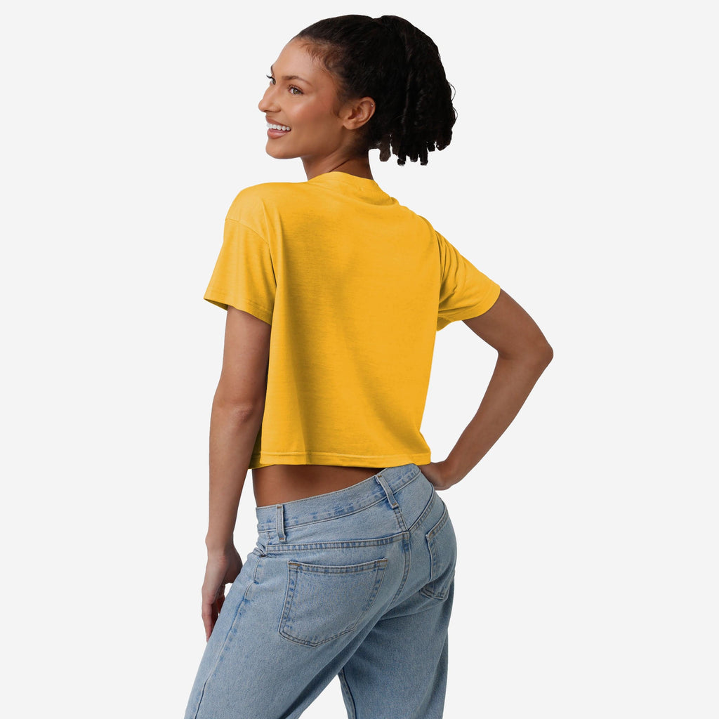 FOCO Green Bay Packers Alternate Crop Top Green L 3