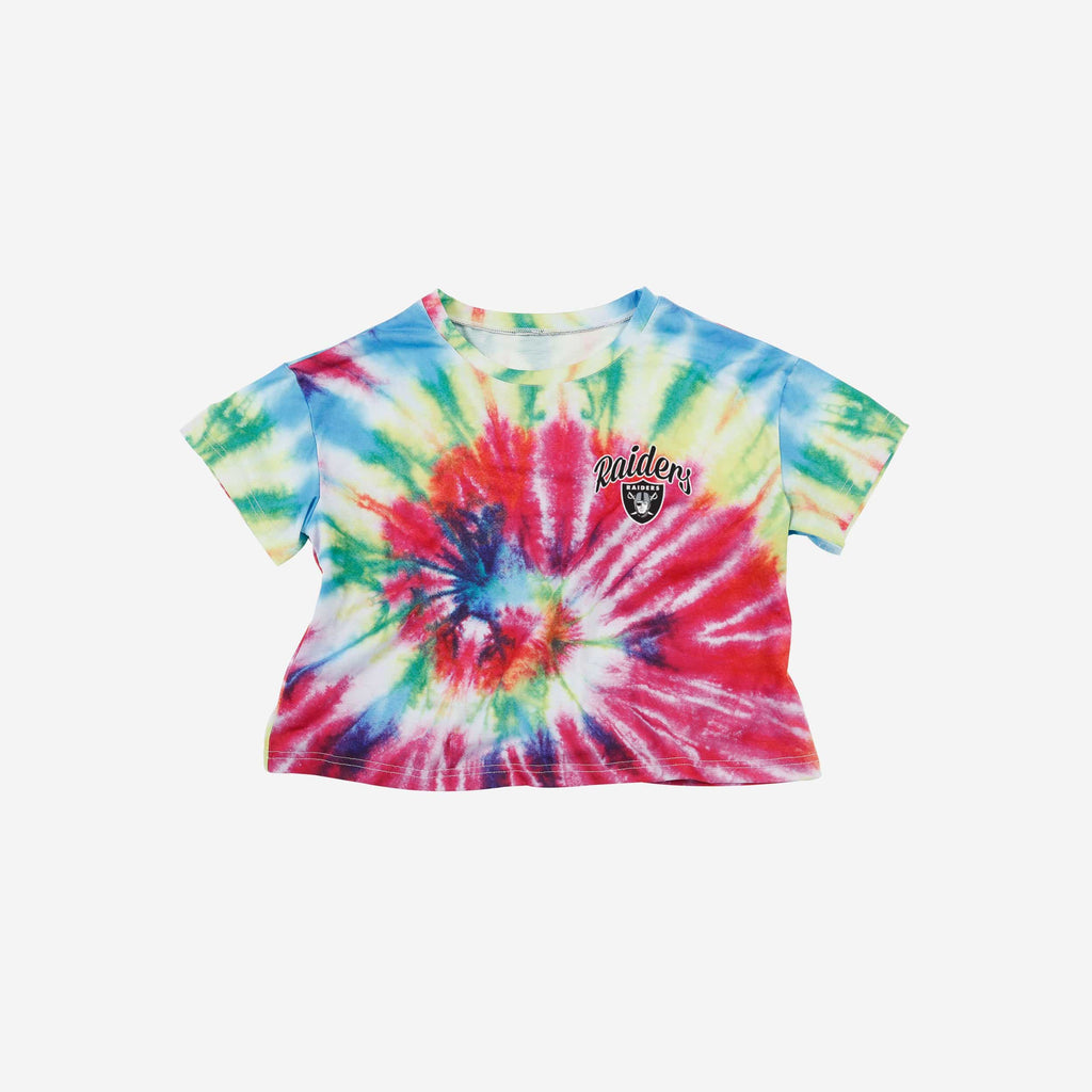 FOCO Las Vegas Raiders Tie-Dye Crop Top Pastel XL 4