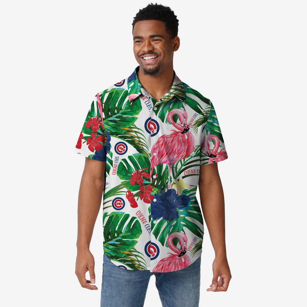 FOCO Chicago Cubs Flamingo Hemd - L - Herren 2