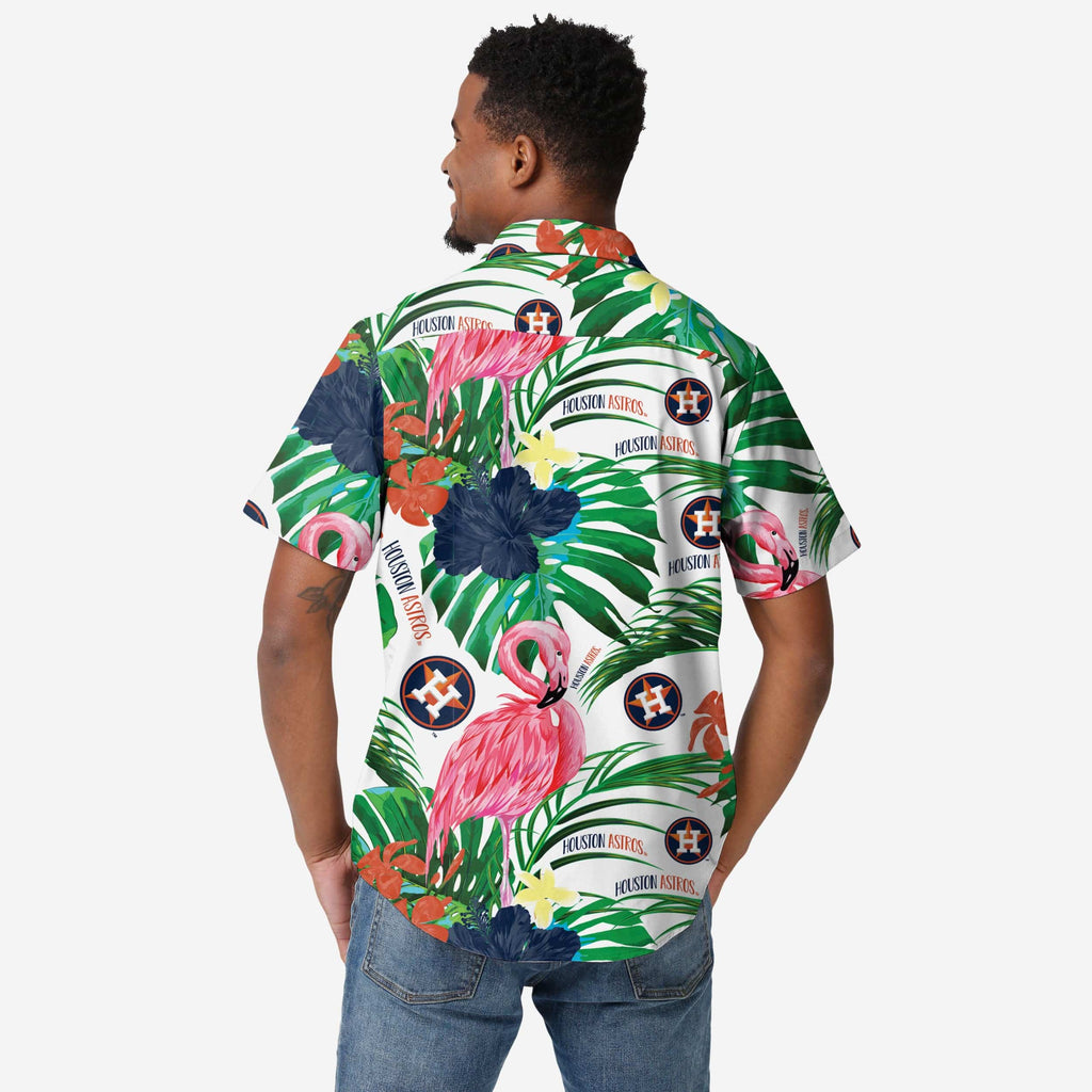 Houston Astros Flamingo Button Up Shirt