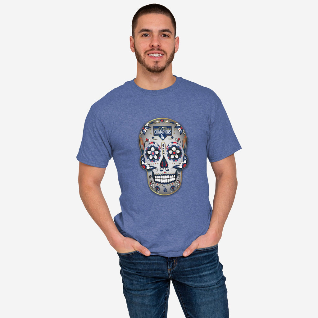 Los Angeles Dodgers 2020 World Series Champions Day Of The Dead T