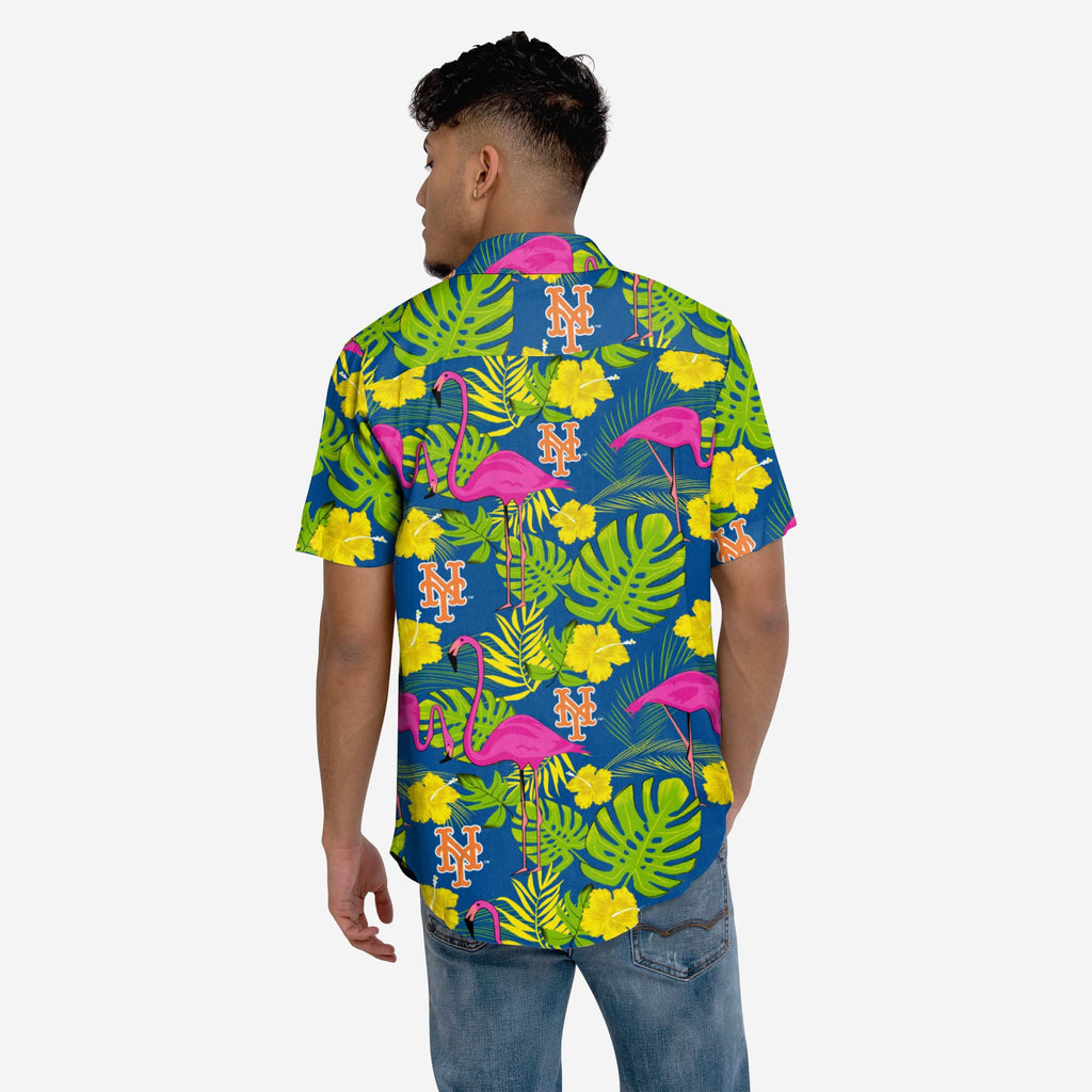FOCO New York Mets Highlights Button Up Shirt Multi XL Men 3
