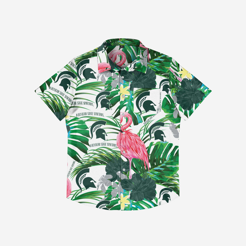 FOCO Michigan State Spartans Flamingo Chemise - S - Homme 4