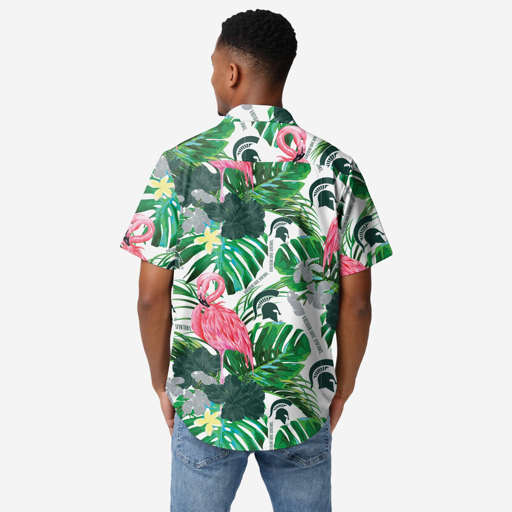 FOCO Michigan State Spartans Flamingo Chemise - S - Homme 3