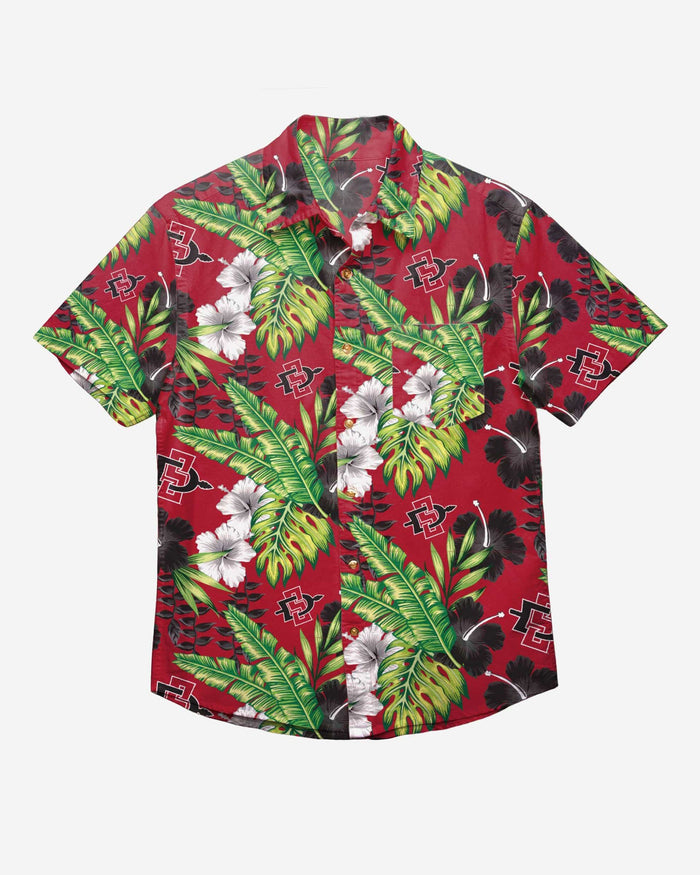 San Diego State Aztecs Floral Button Up Shirt FOCO - FOCO.com