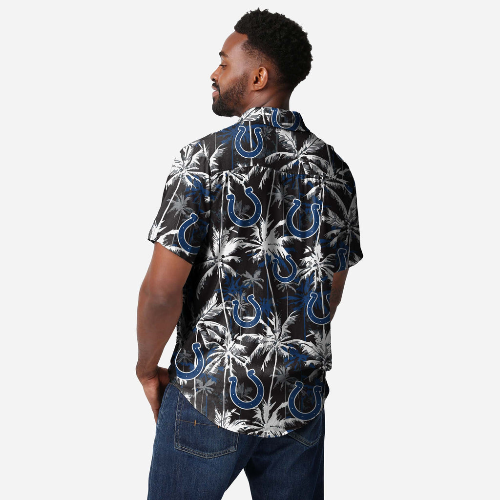 FOCO Indianapolis Colts Button Up Shirt Black 2XL 3