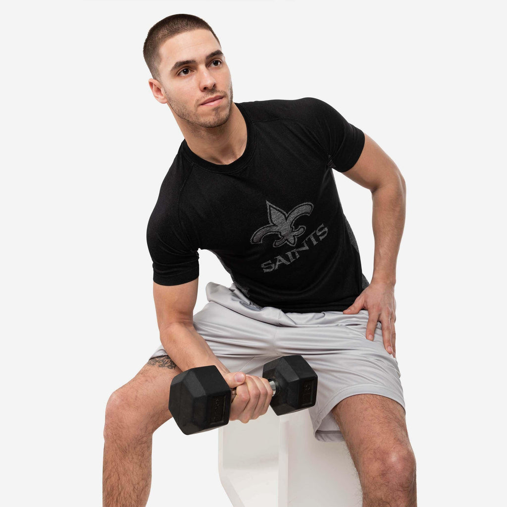 FOCO New Orleans Saints Performance Pride T-Shirt Black M 4