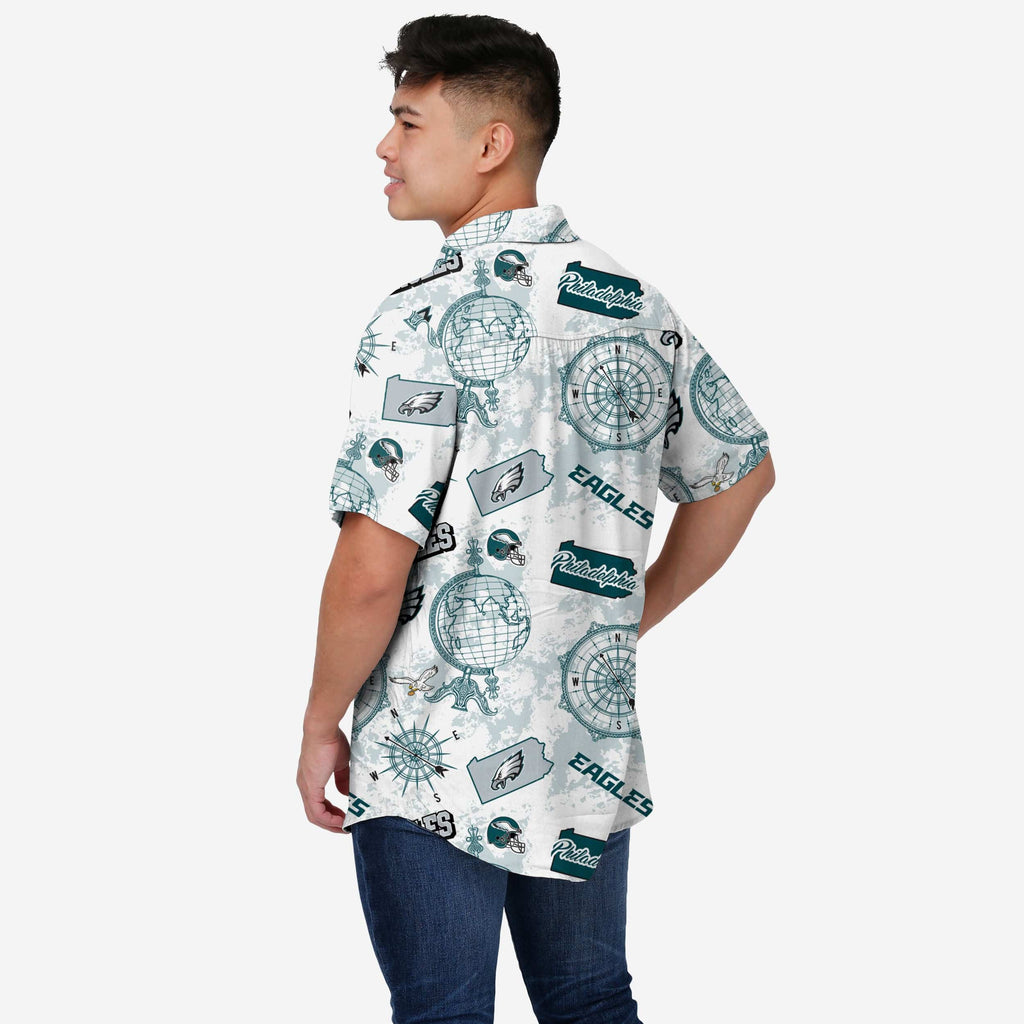 FOCO Mercader Button-Up Shirt Green M 3