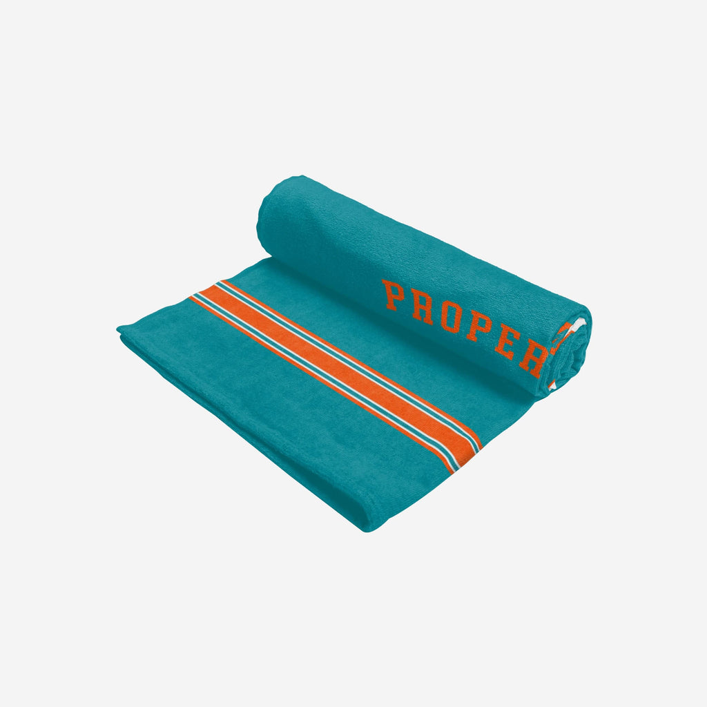 Serviette de plage FOCO Miami Dolphins Property Of 4