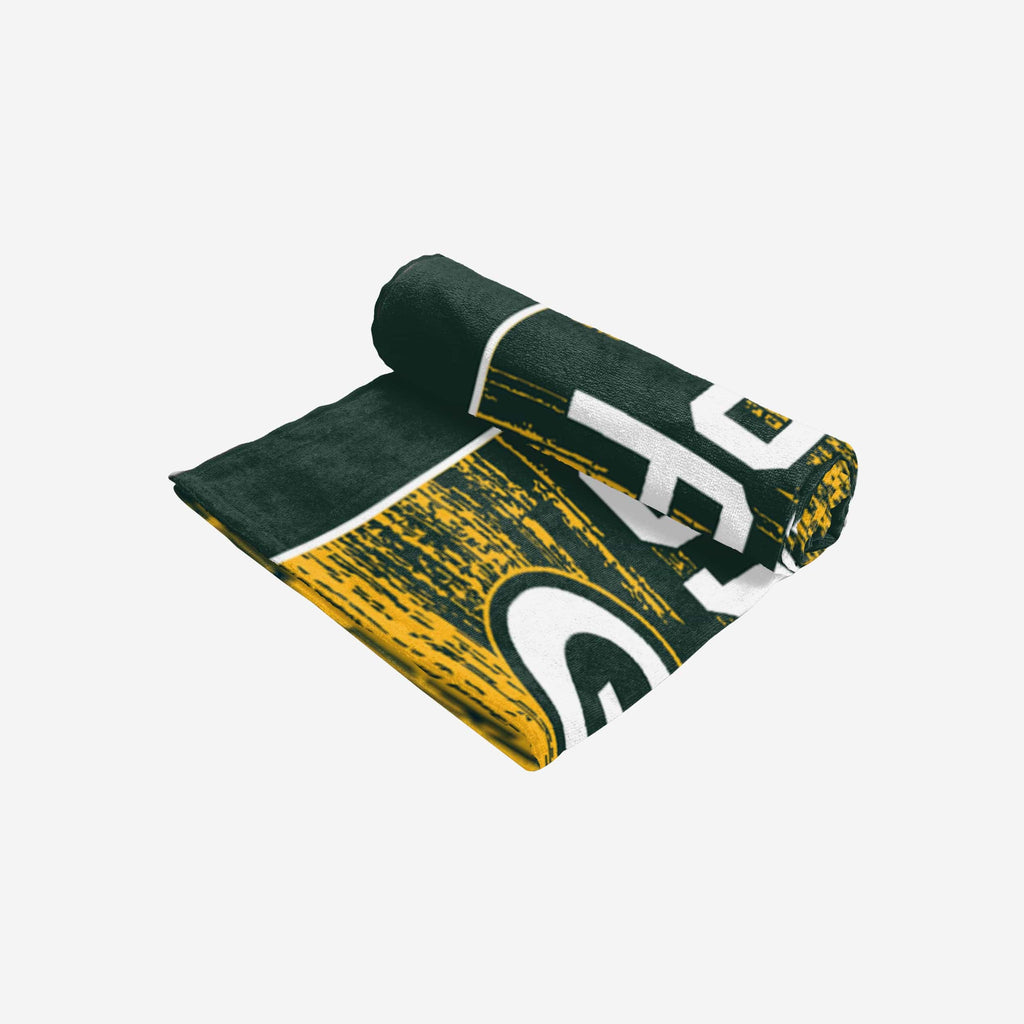 Green Bay Packers Big Logo Beach Towel FOCO
