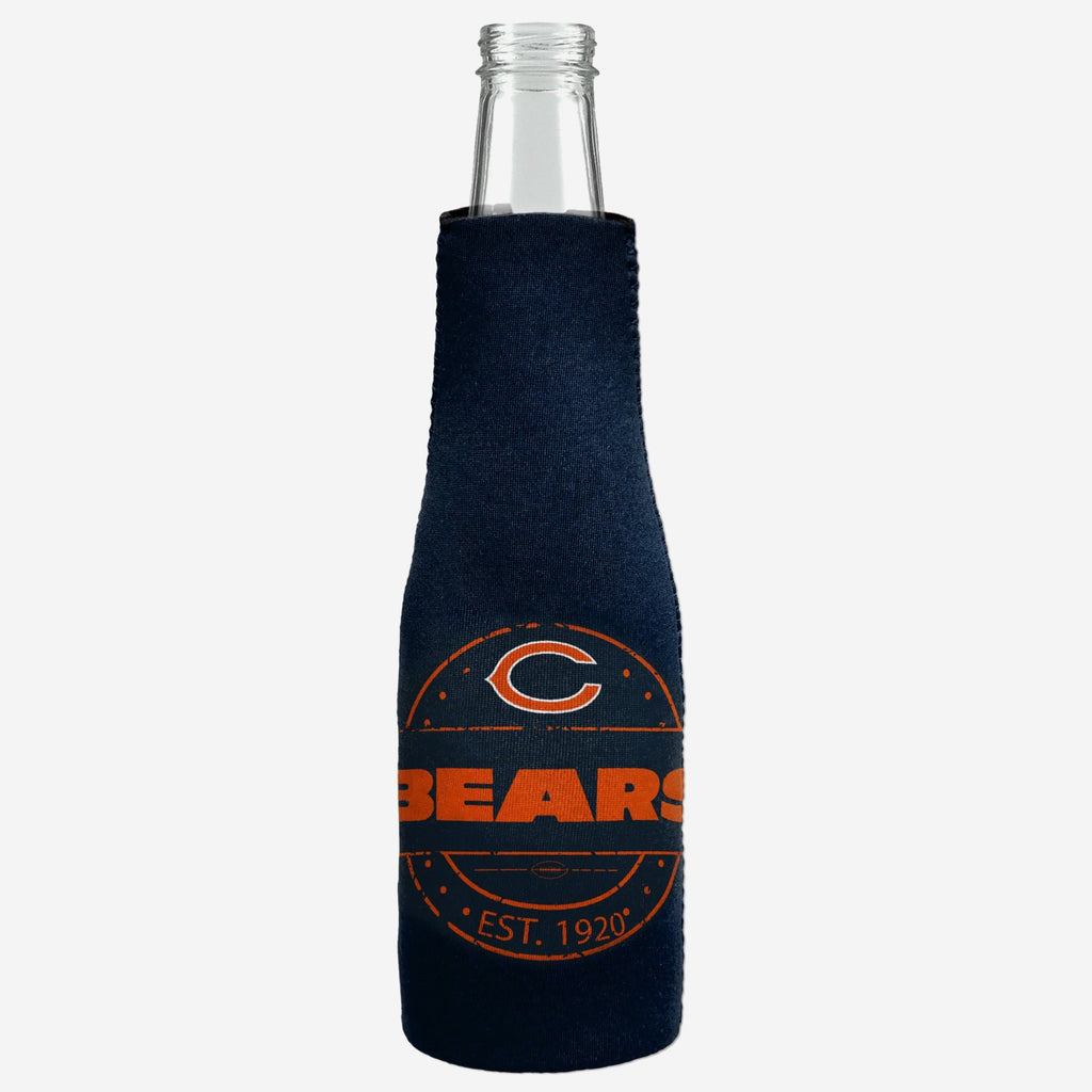 FOCO Chicago Bears Insulated Bottle Holder Navy 2