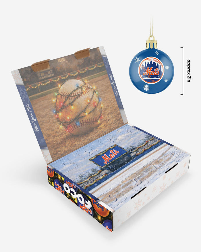 New York Mets Ornament Set Advent Calendar FOCO - FOCO.com