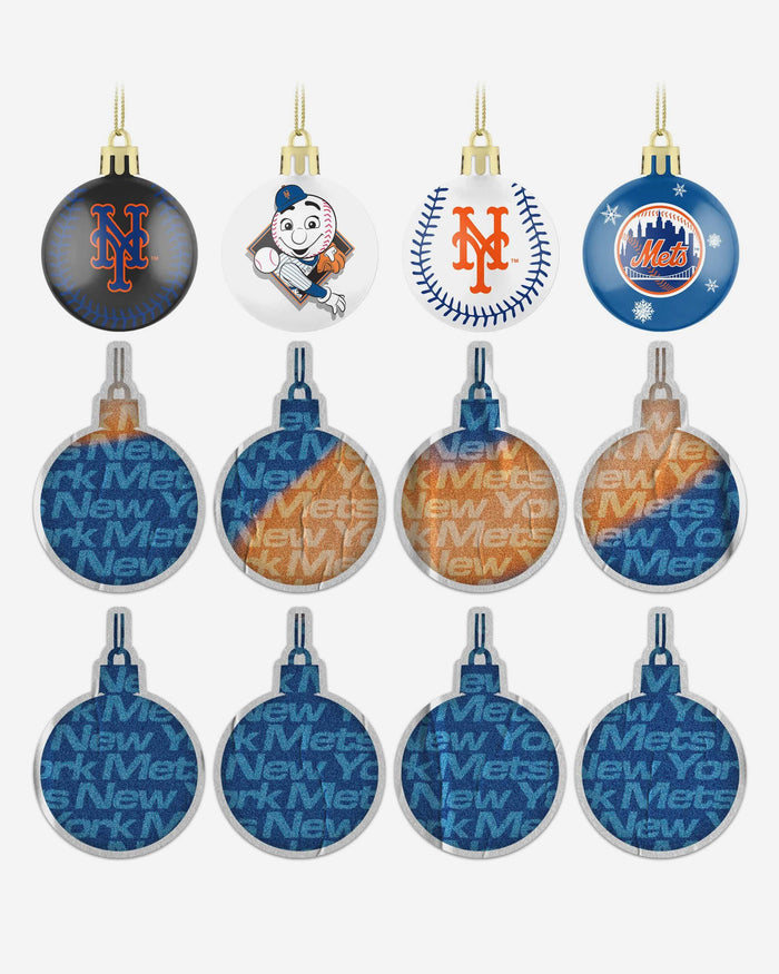 New York Mets Ornament Set Advent Calendar FOCO - FOCO.com