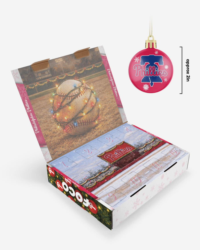Philadelphia Phillies Ornament Set Advent Calendar FOCO - FOCO.com