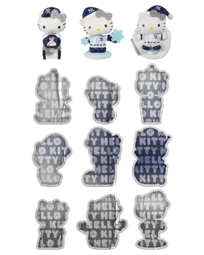 New York Yankees Hello Kitty® Bobblehead Advent Calendar FOCO - FOCO.com