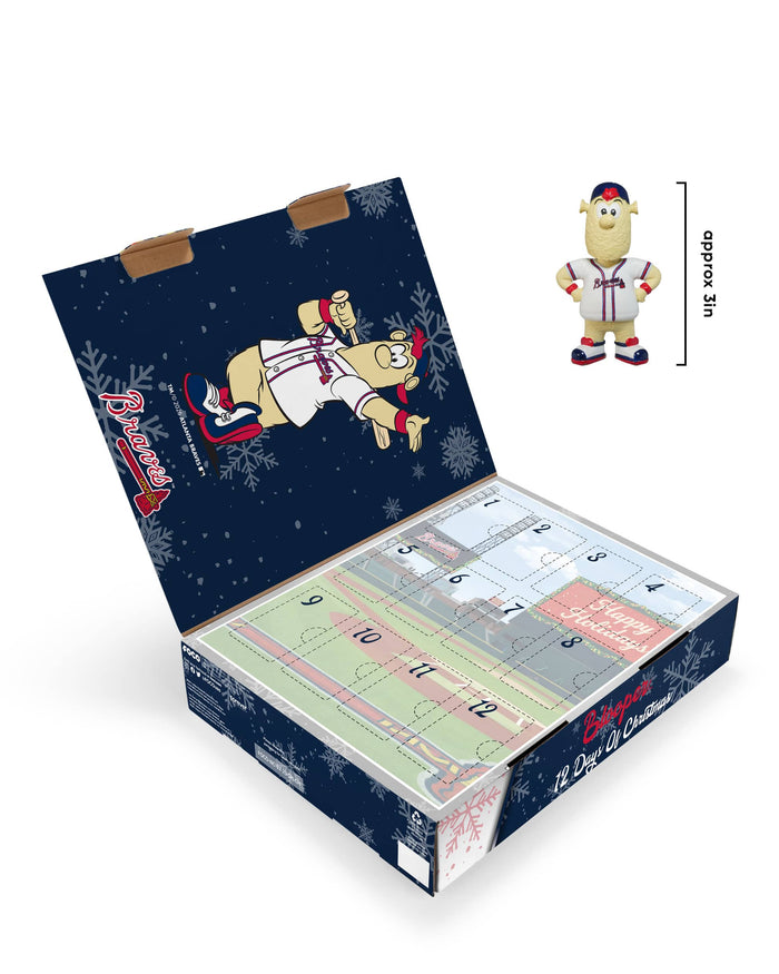 Atlanta Braves Mascot Bobblehead Advent Calendar FOCO - FOCO.com