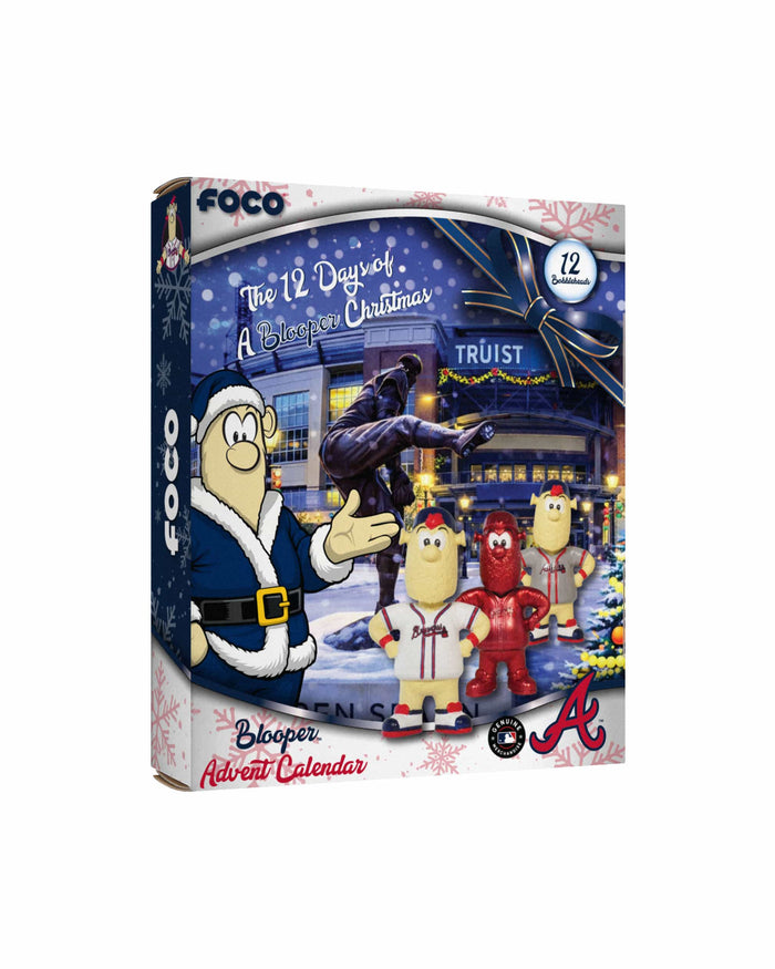 Atlanta Braves Mascot Bobblehead Advent Calendar FOCO - FOCO.com