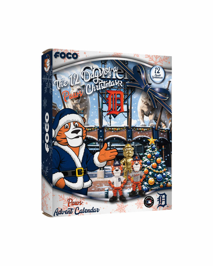 Detroit Tigers Mascot Bobblehead Advent Calendar FOCO - FOCO.com