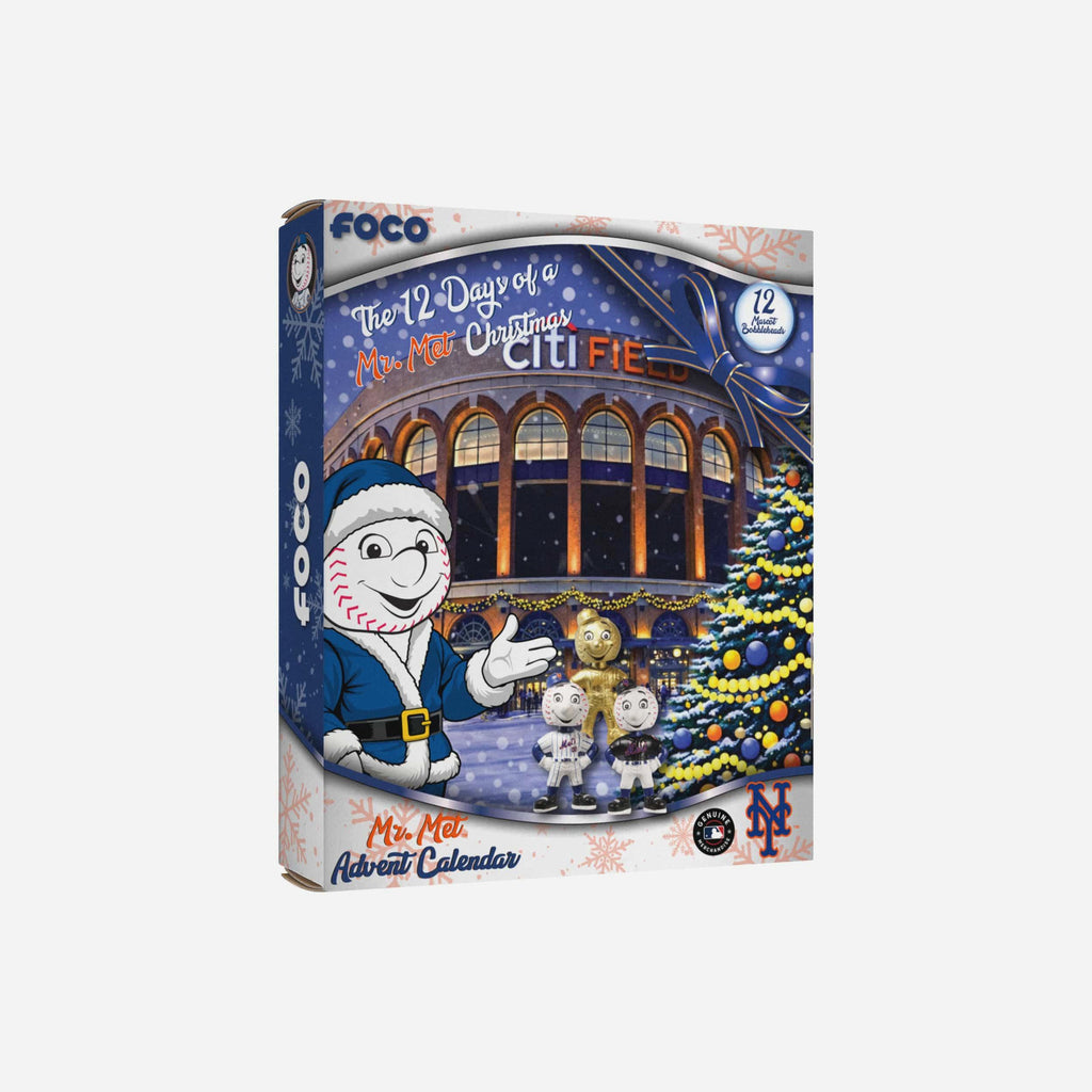 New York Mets Mascot Bobblehead Advent Calendar FOCO - FOCO.com