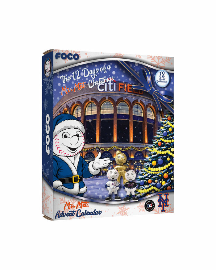 New York Mets Mascot Bobblehead Advent Calendar FOCO - FOCO.com