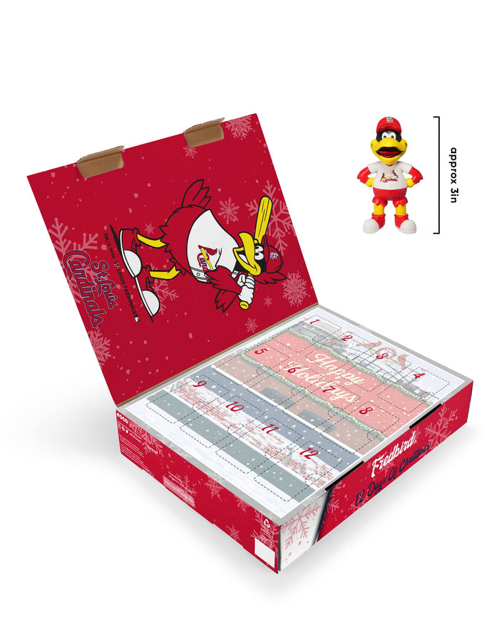 St Louis Cardinals Mascot Bobblehead Advent Calendar FOCO - FOCO.com