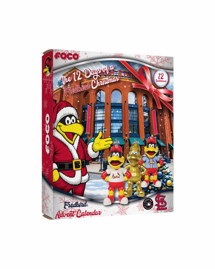 St Louis Cardinals Mascot Bobblehead Advent Calendar FOCO - FOCO.com