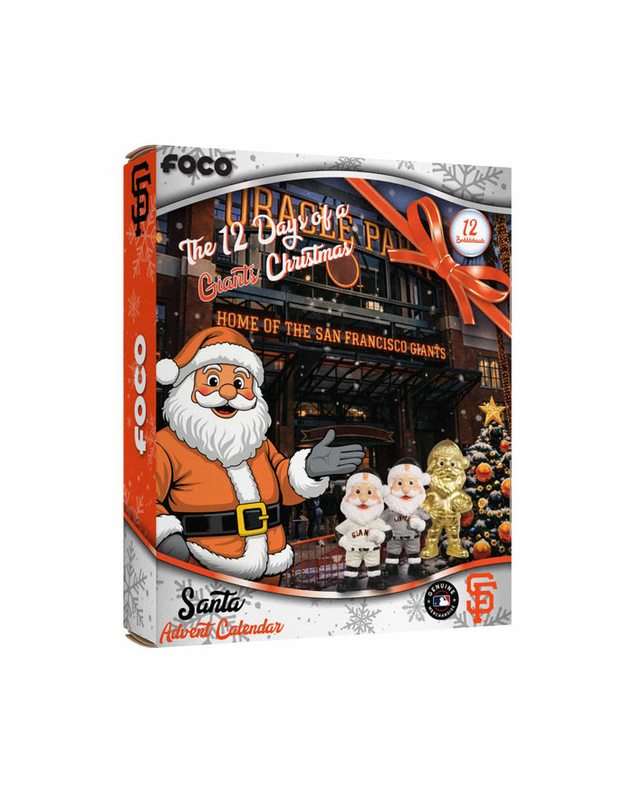 San Francisco Giants Mascot Bobblehead Advent Calendar FOCO - FOCO.com