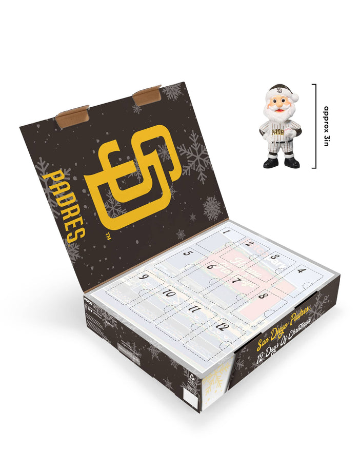 San Diego Padres Mascot Bobblehead Advent Calendar FOCO - FOCO.com