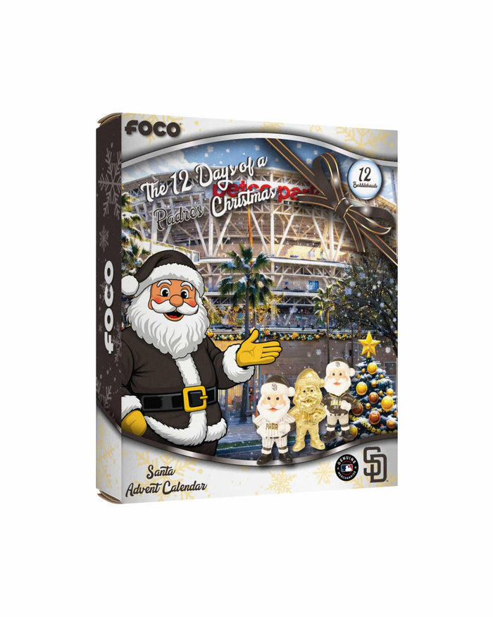 San Diego Padres Mascot Bobblehead Advent Calendar FOCO - FOCO.com