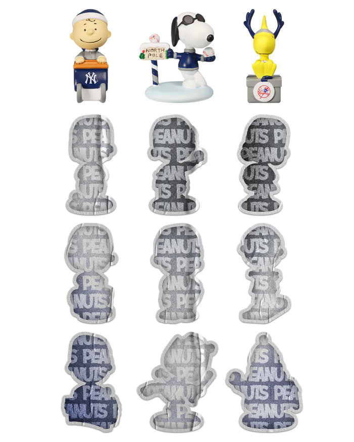 New York Yankees Peanuts Bobblehead Advent Calendar FOCO - FOCO.com