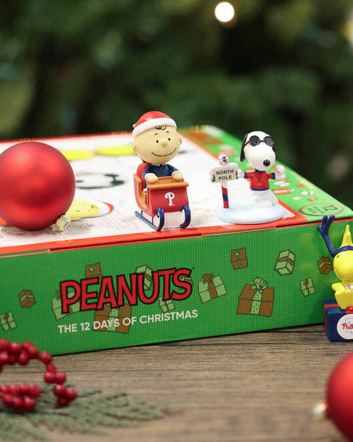 San Diego Padres Peanuts Bobblehead Advent Calendar FOCO - FOCO.com