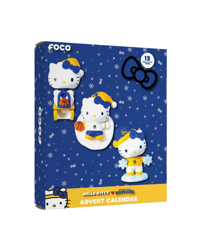 Golden State Warriors Hello Kitty® Bobblehead Advent Calendar FOCO - FOCO.com